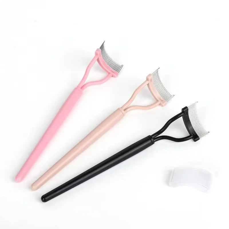 1Pc Metal Eyelash Curler Lash Separator Eyelash Brush Comb Mascara Curl Beauty Makeup Lash Separator Cosmetic Tool New Wholesale