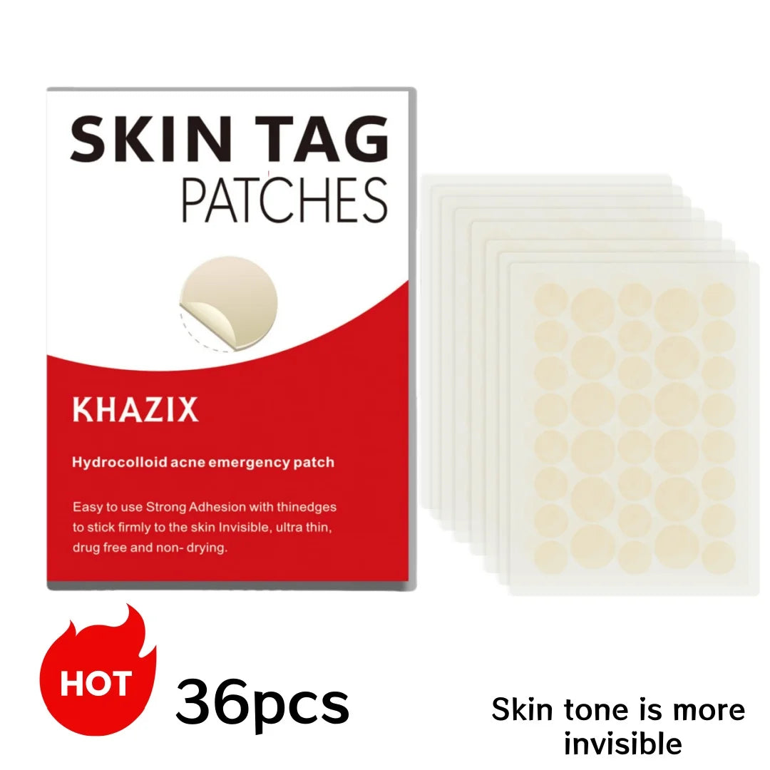 36pcs Hydrocolloid Acne Patches - Absorb Pus & Oil, Reduce Redness, Invisible Fit for All-Day Wear.