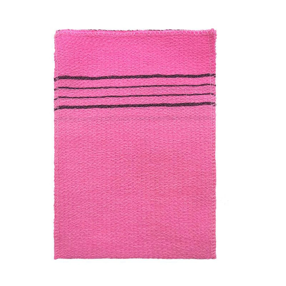 5Pcs Shower Bath Scrub Glove Korean Exfoliating Body Scrubs Shower Towels Wash Cloth Portable For Adults Coarse Grain Brush