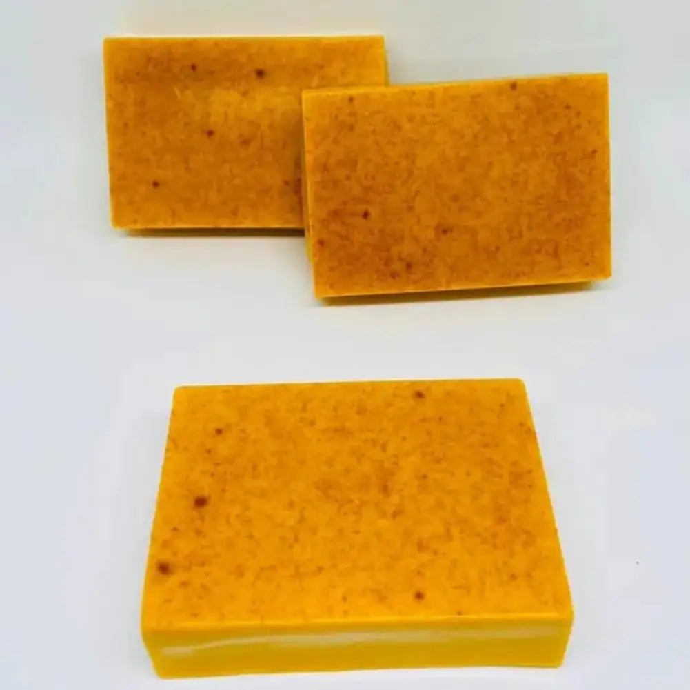 1/3/5Pcs Turmeric Kojic Acid Handmade Soap Scrub for Exfoliation, Moisturizing, Deep Cleansing, Spot Removal, Acne Removal
