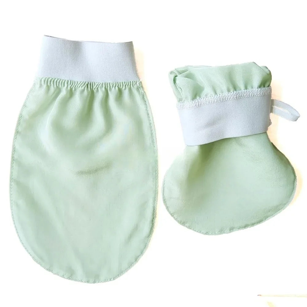 100% Silk Glove for Handcrafted Turkish Skin Peeling Scrubber Bath Sauna Exfoliator  Bath Face Wash Gloves Bathing Accessories