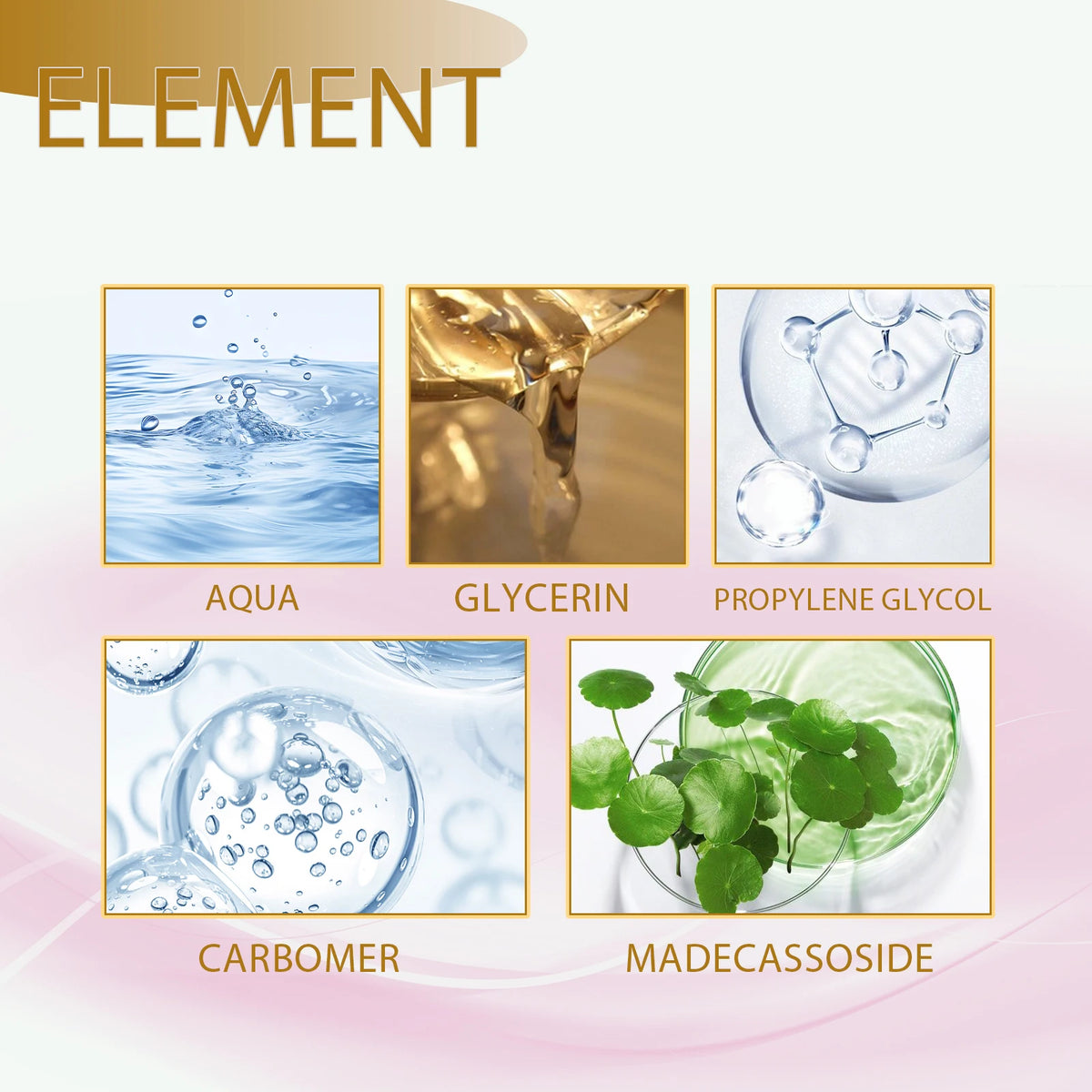 Centella Asiatica Face Serum Soothing Moisturizing Facial Essence Nourish Dry Skin Smoothing Hydrating Non-greasy Daily Skincare