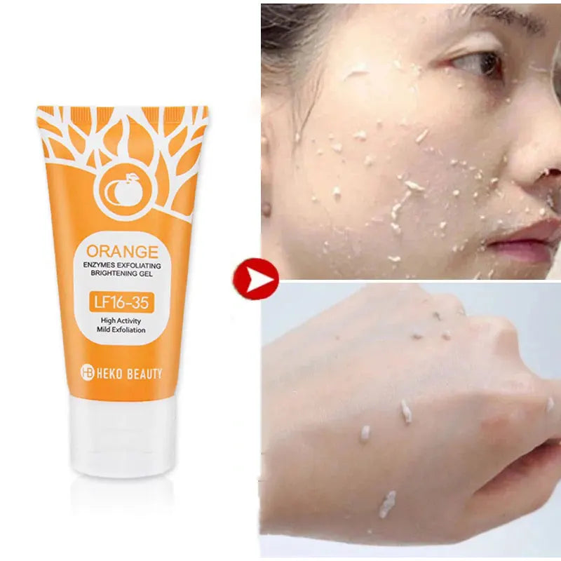Lf16-35 Orange Exfoliating Gel Gently Cleans Pores Smooth Texture That Reduces Roughness Exfoliates  High Activity Brighten Skin