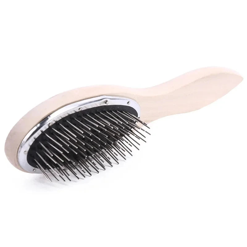 Wig Brush Professional Detangling Steel Comb Anti Static for Hair Extensions Styling Trainin