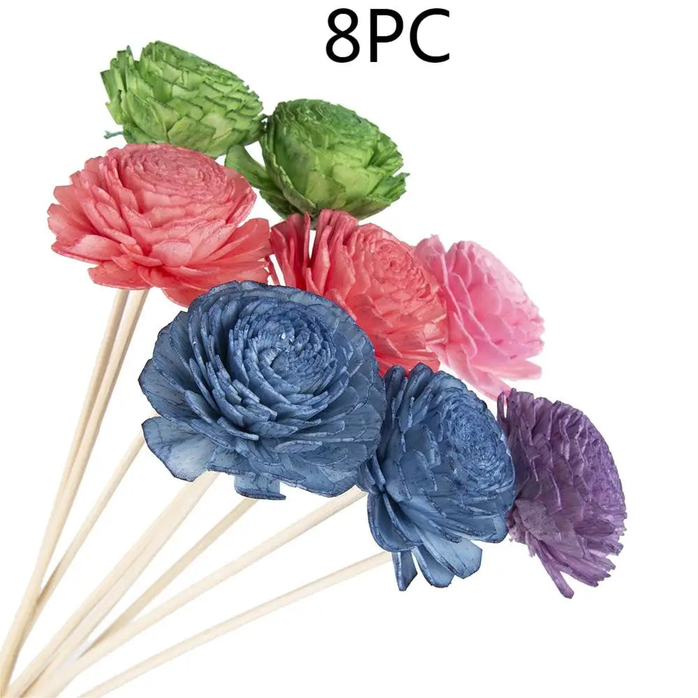 Chrysanthemum Reed Diffuser Sets Artificial Plant Fireless Aroma Vine Combination Desktop Decor Home Fragrance Products