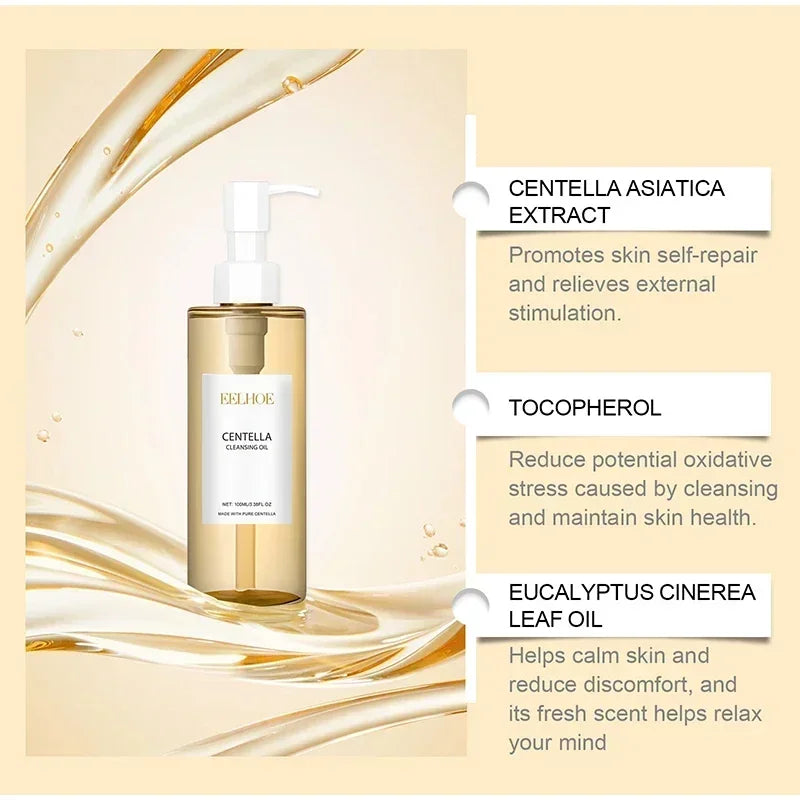 Centella Face Refreshing Foaming Cleanser,Gentle Removes Dirt,Oil Control Deep Cleansing Calming Ampoule Foam,Korean Skincare