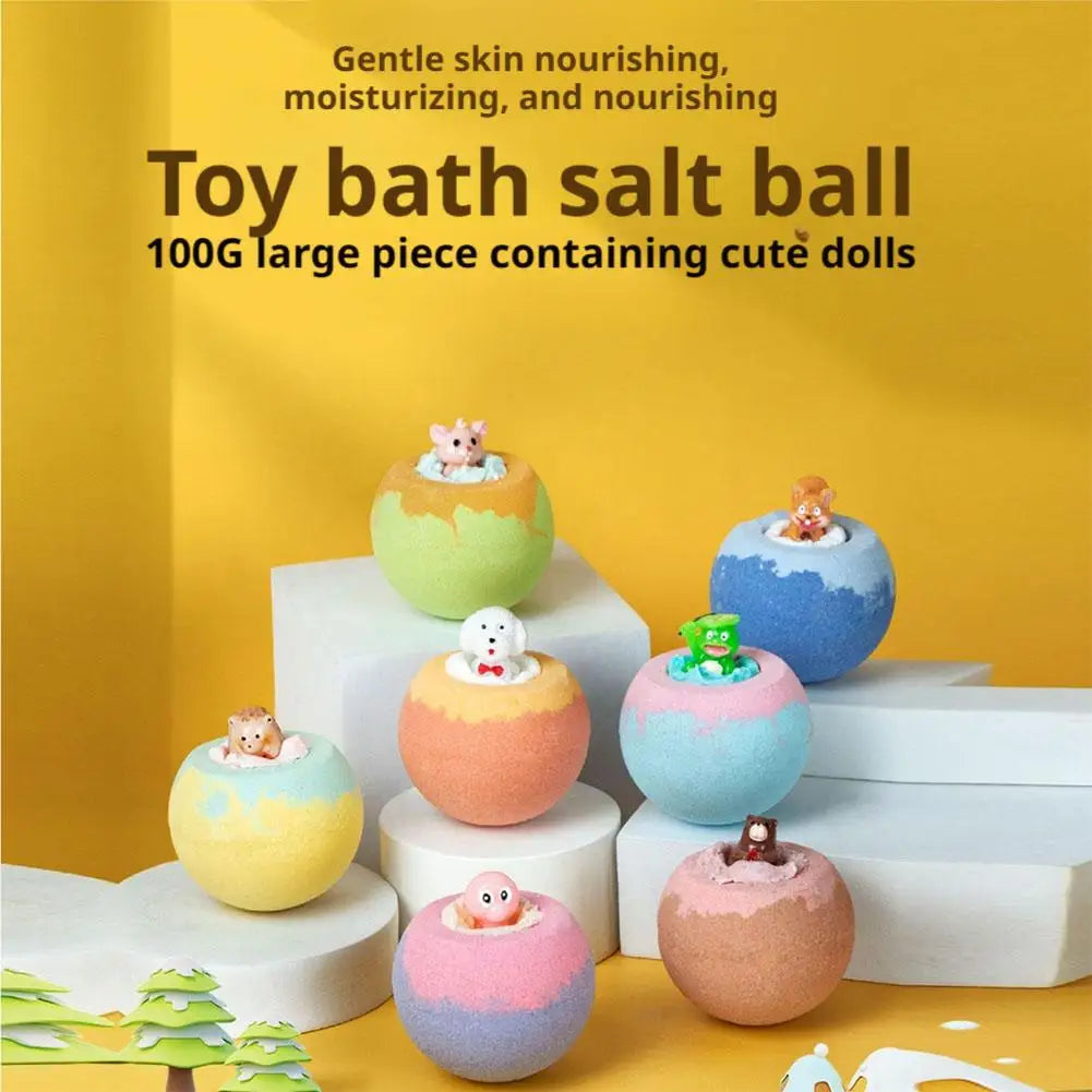 Newly Upgraded 1pcs Surprise Bath Balls Bath Toys Bath Ball Foam Bath Children Bath Ball Mini With Surprise Toy Inside