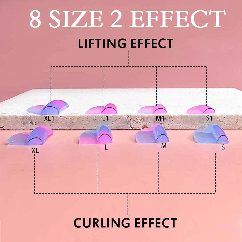 Libeauty Silicone Eyelash Perm Rad Lash Lift Shield Lifting 3D Eyelash Curler Accessories Eeyelash Curling Iron Makeup For Women