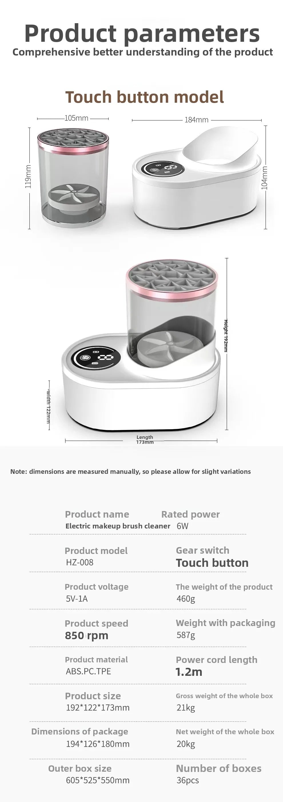 Automatic Rotating Makeup Brush Cleaner Machine Fast Drying Electric  Rubber Collar Cosmetic Clean Tools