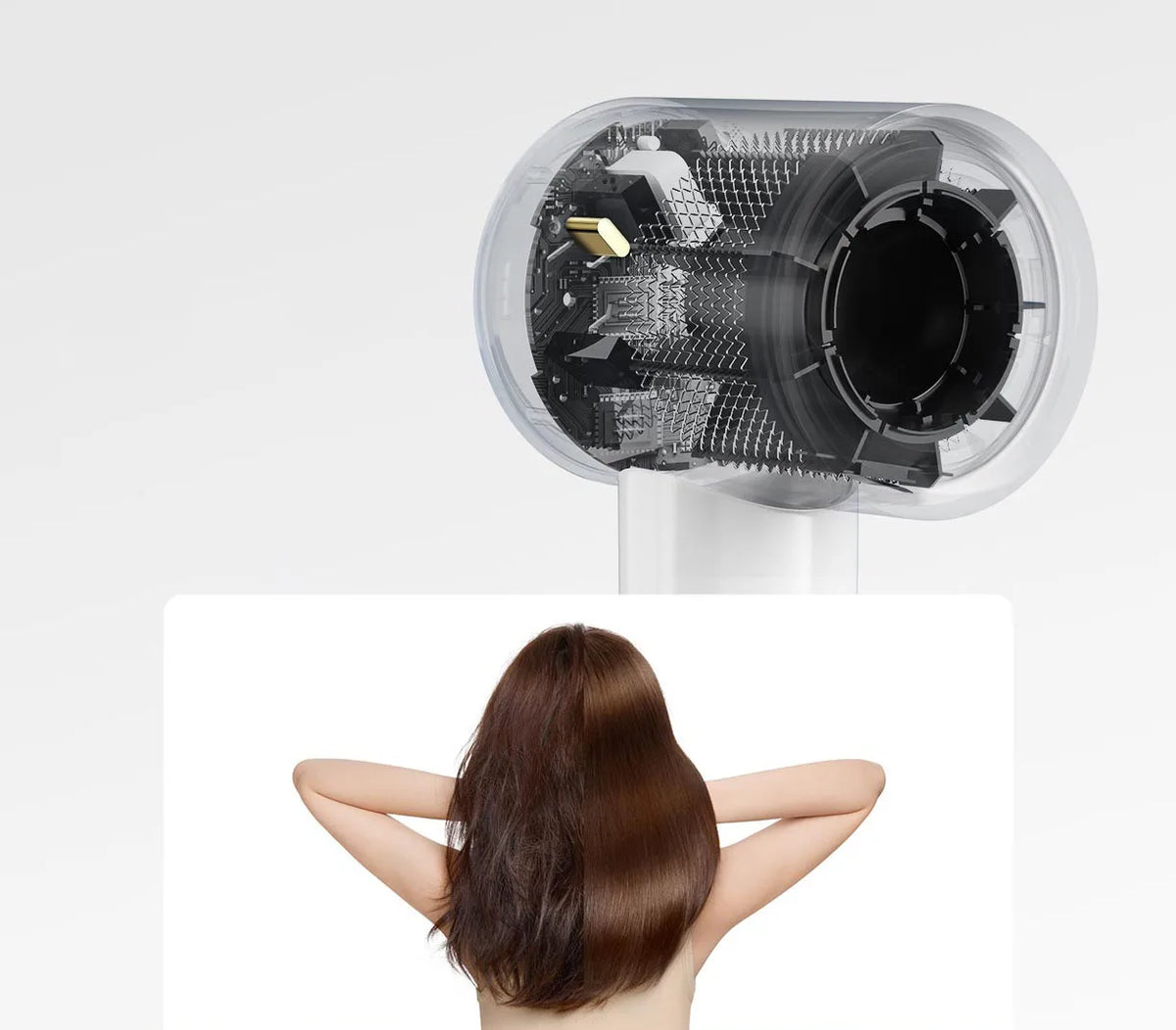 NEW MIJIA High Speed Hair Dryer H501SE 62m/s Wind Speed Negative Ion Hair Care 110,000 Rpm Professional Dry 220V CN Version