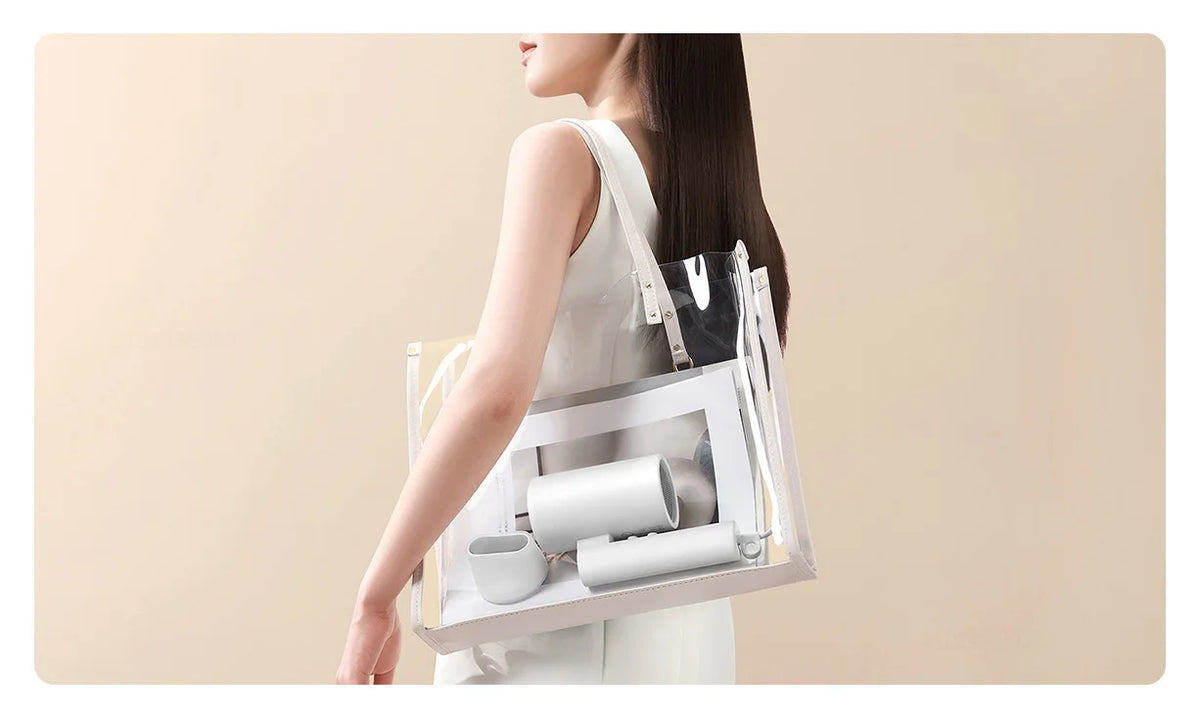 MIJIA Foldable Portable Hair Dryer H101,15m/s Airflow,50 million Negative Ion Dryers,4 Mode,1600W,220V CN Version With Adapter