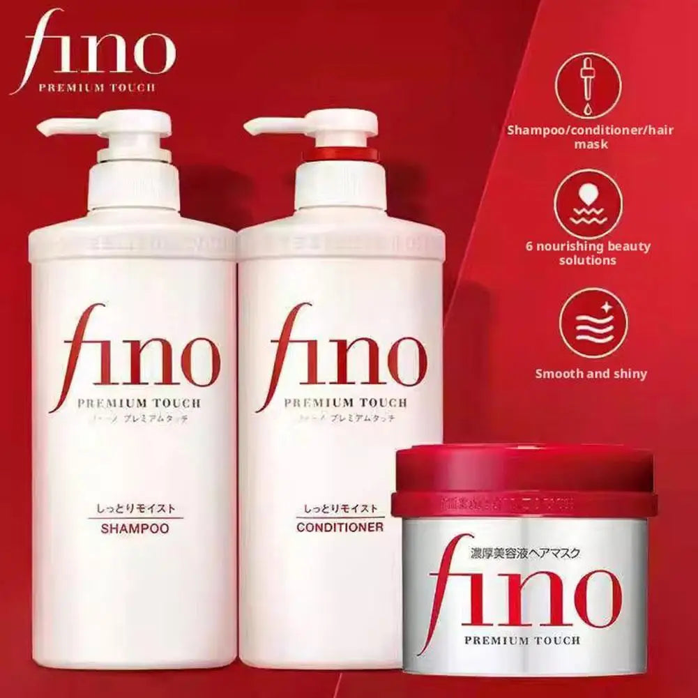 Fino Softness Improvement Hair Conditioner Oil Control Fluffiness Improvement Shampoo Silver Diamond Hair Mask Japan Original