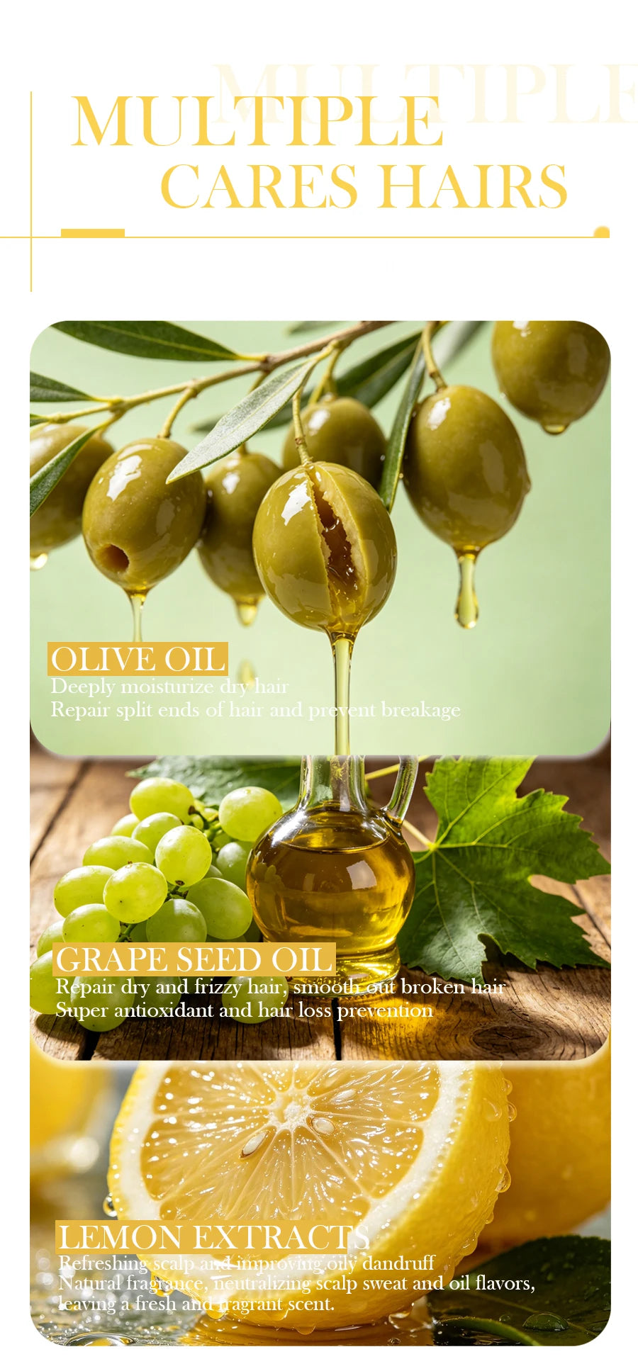 Lemon Plant Shampoo Is Refreshing, Oil Controlling, Dandruff Reducing, and Strong for Hair. Handmade Shampoo Without Silicone Oi