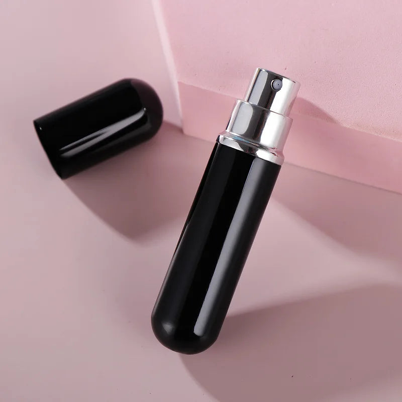 1PC 5ml Portable Mini Perfume Glass Bottle Travel Aluminum Spray Atomizer Empty Metal Parfume Atomiser Sprayer