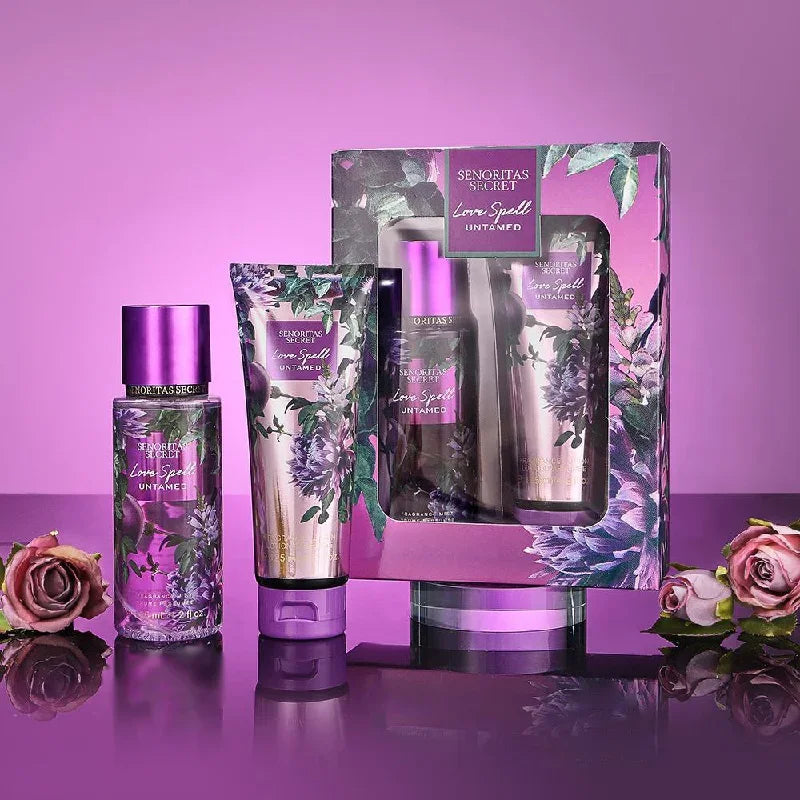 Perfume And Body Lotion Set,Luxury Floral Fruity Women Cream Vanilla Fragrance,Moisturizing Exfoliating,Fresh Sweet Body Spray