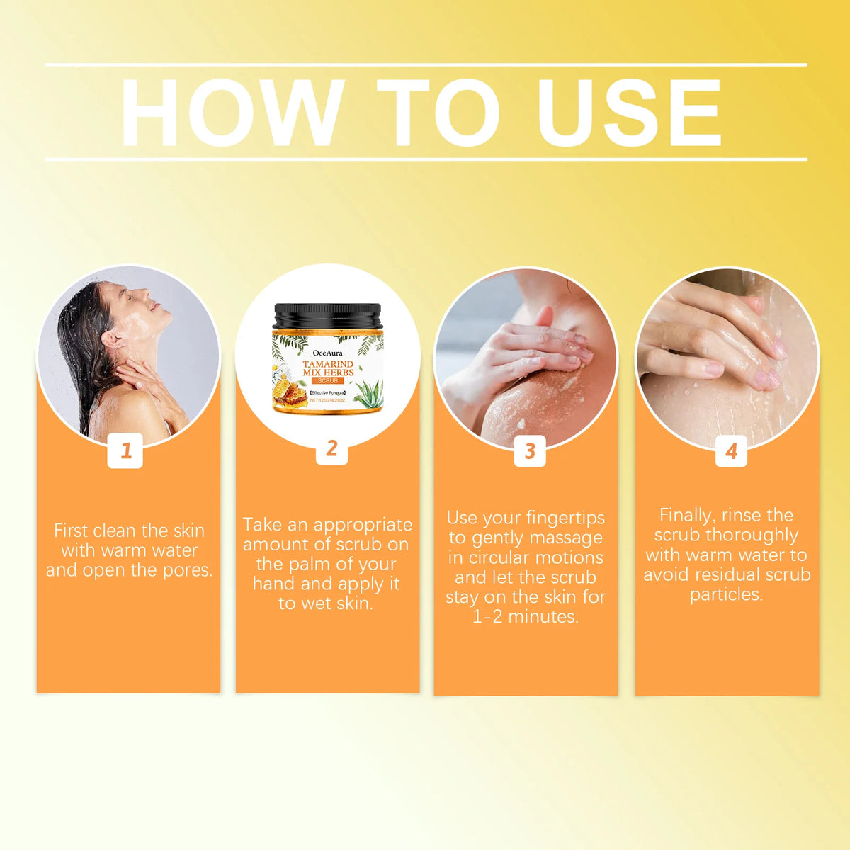 Body Scrub Cream for Bath Shower Deep Cleaning Whitening Exfoliation Chicken Skin Removal Melanin Repair Brighten Peeling Lotion