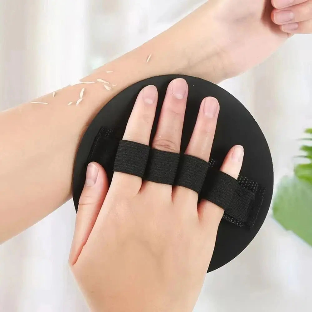 New Round Bath Gloves Rubber Strong Exfoliating Brush Wear-resistant Labor-saving Exfoliating Bath Towel Household