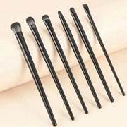 6Pcs Eye Makeup Brushes Set Professional Soft Eyeshadow Eyeliner Eyebrow Brush for Women Beginners Contouring Cosmetic Tools