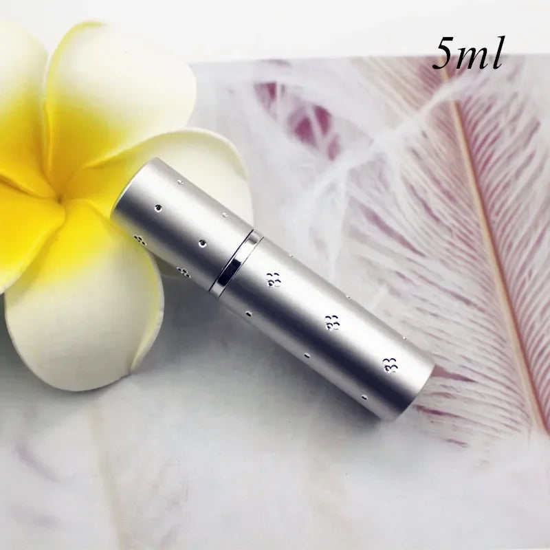 1PC 5ml Small Portable Perfume Bottle 10ml Empty Perfume Atomizer Metal Spray Pump Bottles