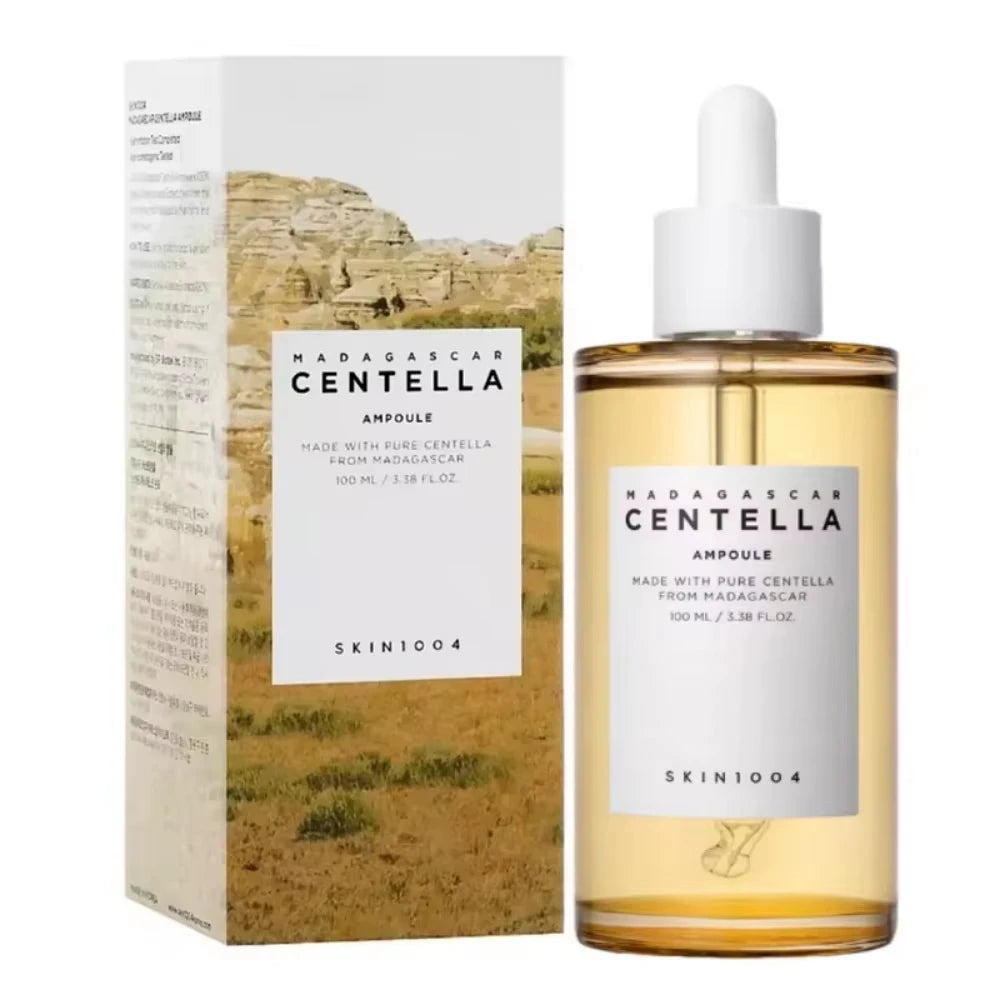SKIN1004 Madagascar Centella Ampoule 55ml and Probio Cica Essence Toner 210ml Soothing Calming Hydrating Skincare Set With Box