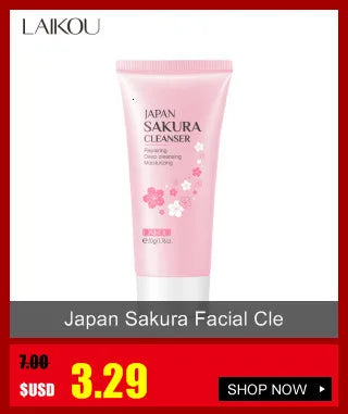LAIKOU Cherry Blossom Lip Serum Mask Dry Crack Peeling Repair Reduce Lip Fine Lines Essence Moisturizing Sakura Beauty Care 8g