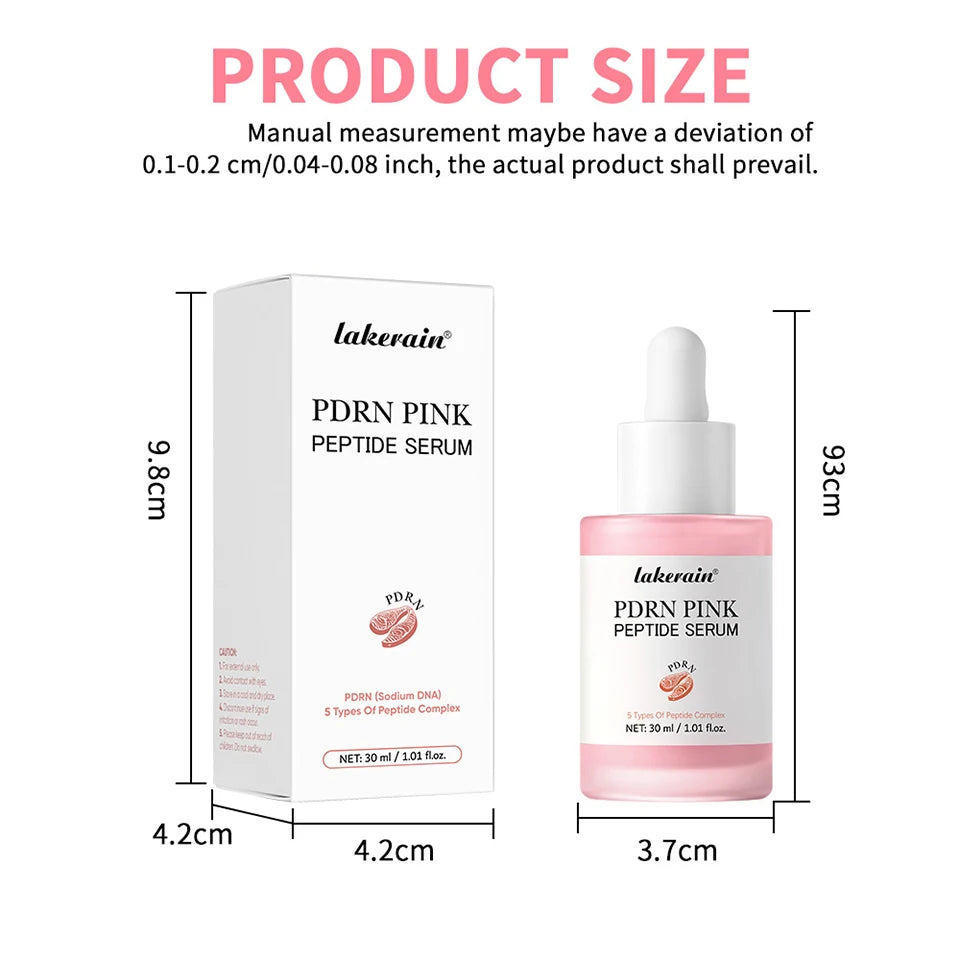 Salmon DNA PDRN Pink Peptide callage Serum Pink Glow Serum Remove Skin Darkness Hydrating Moisturizing Firming Korean Skincare
