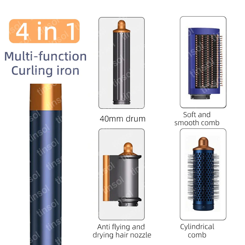 6-in-1 multifunctional hair styler, 110,000 RPM high-speed hair care, ionic hair dryer, quick drying, automatic curling set
