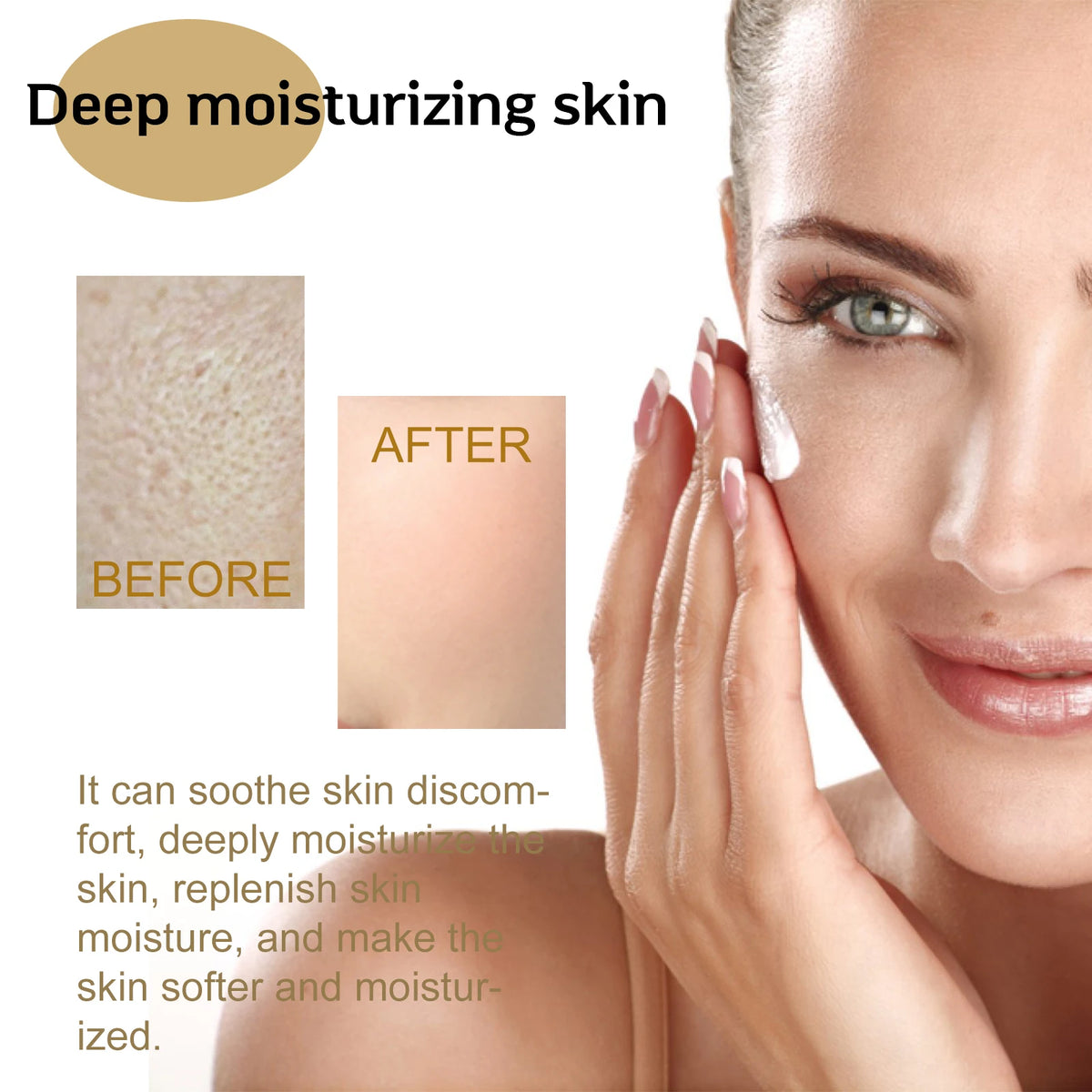 Centella Asiatica Face Serum Soothing Moisturizing Facial Essence Nourish Dry Skin Smoothing Hydrating Non-greasy Daily Skincare