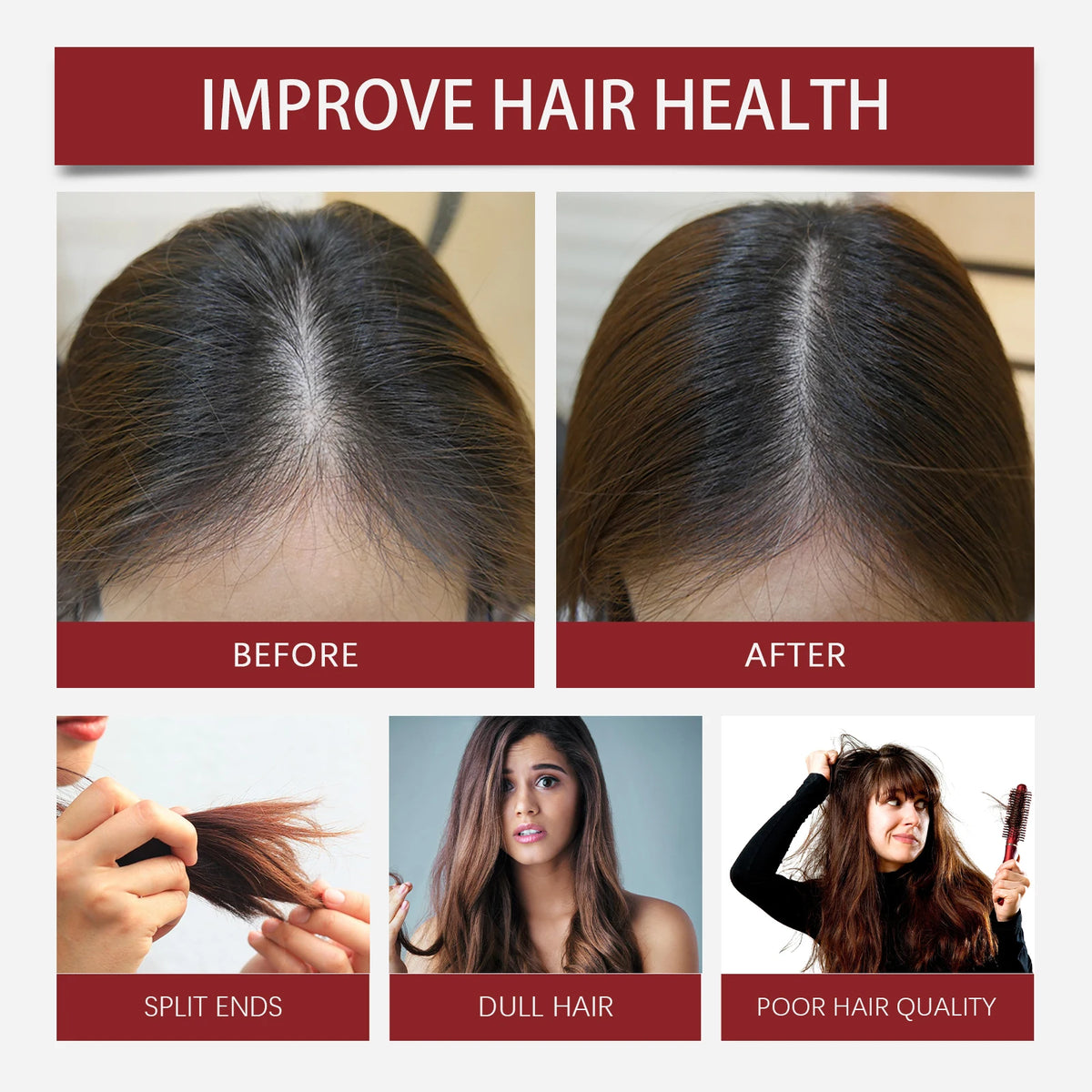 Damaged Repairing Hair Mask Organic Batana Oil Dry Hair End Repair Hair Anti-Loss Smoothing Treatment Hair Conditioner Hair Care