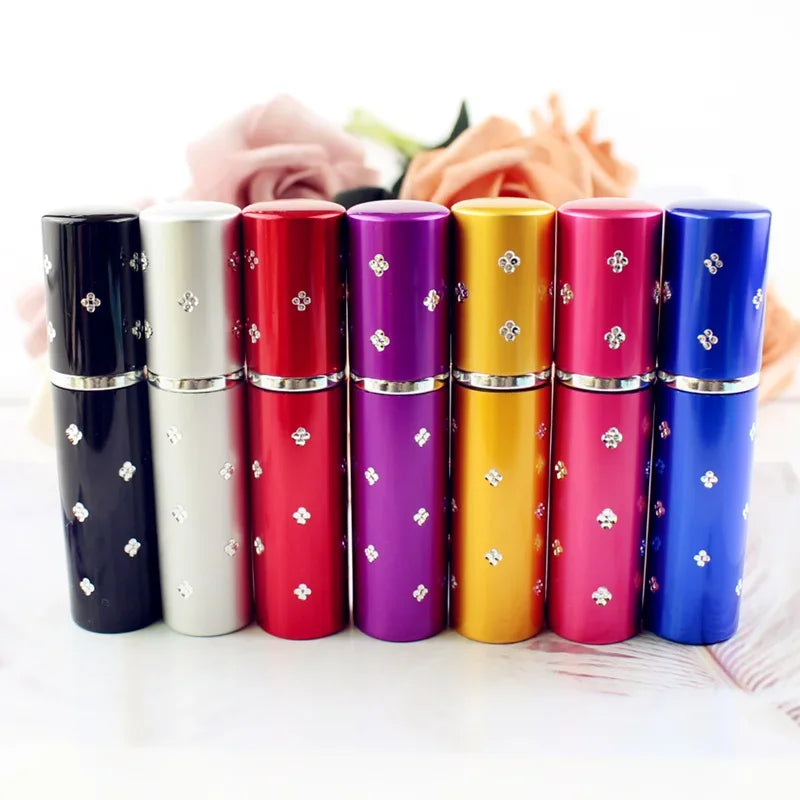 1PC 5ml Small Portable Perfume Bottle 10ml Empty Perfume Atomizer Metal Spray Pump Bottles