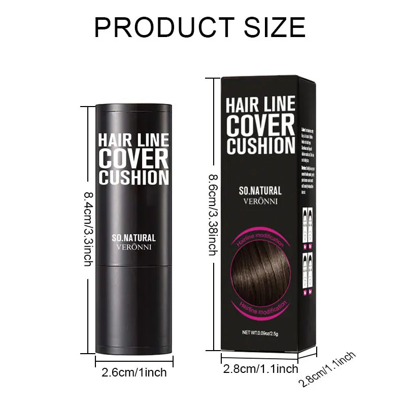 Instant Hairline Powder, Fast Covering Hair Root Concealer, Eyebrow and Beard Lines, and Long-lasting Wind and Sweat Resistant