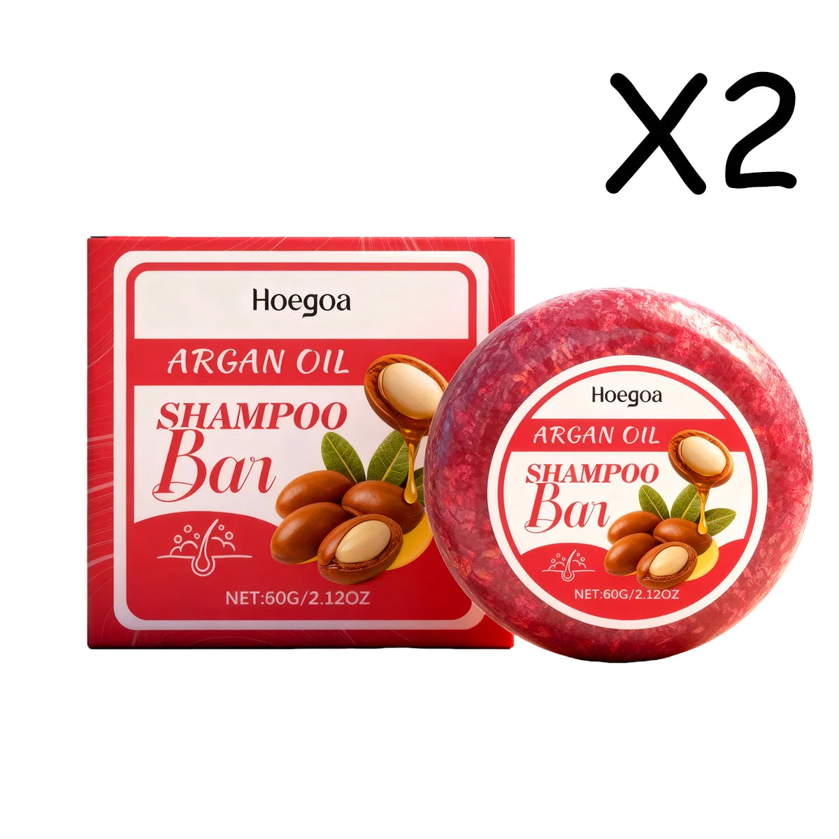 Solid Shampoo Bar For All Hair Types Castor Oil Shea Butter Moisturizing Frizz Control Split Ends Repair Friendly Hair Care 60g