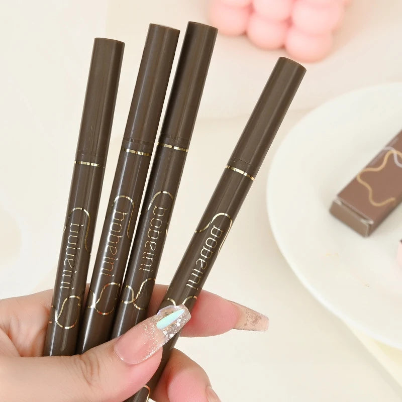 Liquid Eyeliner 0.01mm Super Slim Waterproof Quick Dry Long Lasting Color No Smudging Eyeliner Pencil