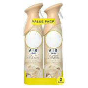 Air Freshener Spray, Odor-Fighting Room Spray, Soothe & Restore, 8.8oz, 2 Count