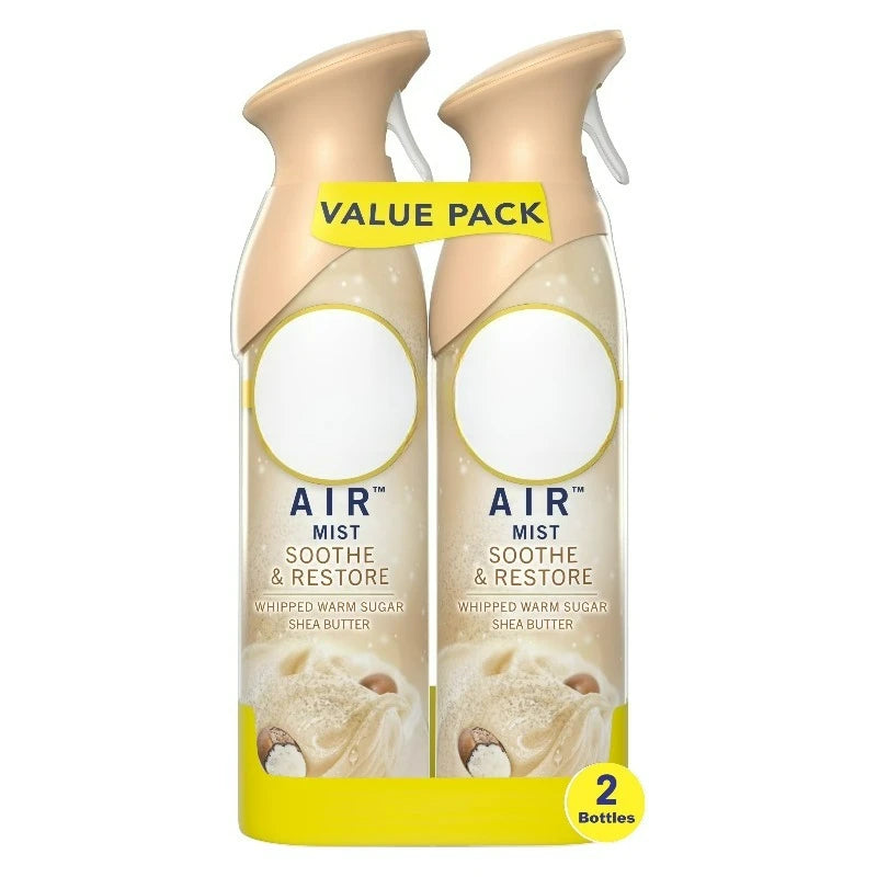 Air Freshener Spray, Odor-Fighting Room Spray, Soothe & Restore, 8.8oz, 2 Count