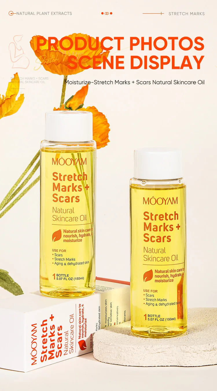 150ml Vitamin E Skin Care Oil Remove Pregnancy Stretch Marks Postpartum Care Elastic Skin Firming Collagen Body Care Oil