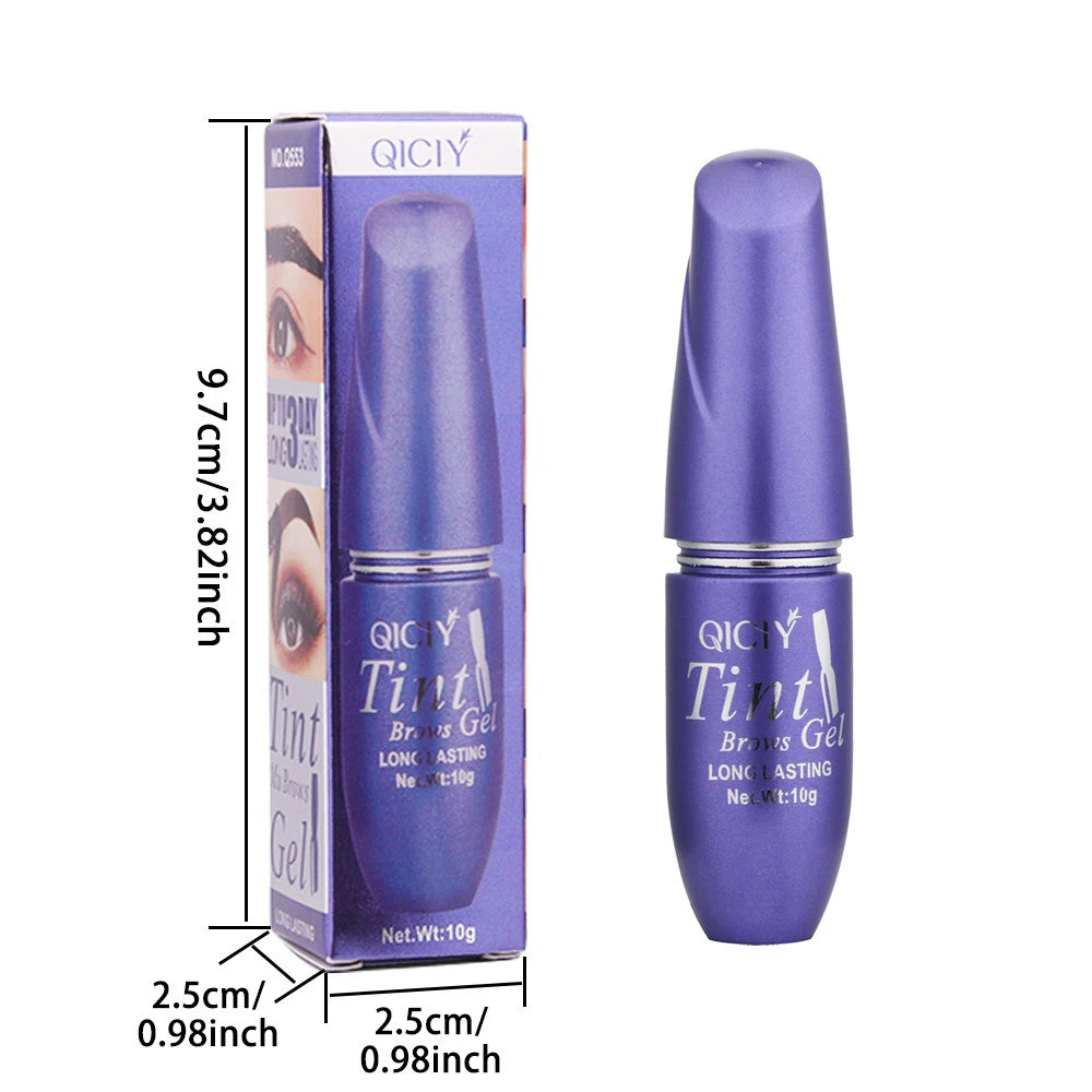 New Tattoo Peel Off Eyebrow Gel Tint Semi Permanent Brow Tint Waterproof Lasting Transfer-proof for Fuller Defined Looking Brows