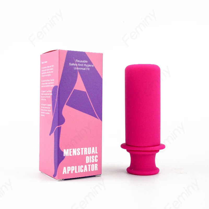 Disc/Cup Applicator Reusable Portable Medical Plastic Grade Booster Personal Hygiene Product Tampon Applicator