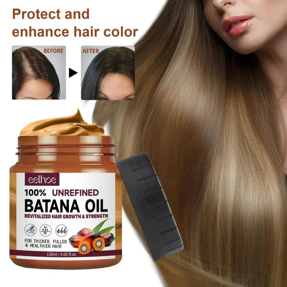 Batana Oil Hair Conditioner 120ml Natural Nourishing Moisturizing & Repairing Frizz Control Sulfate Free For Dry/Damaged Hair
