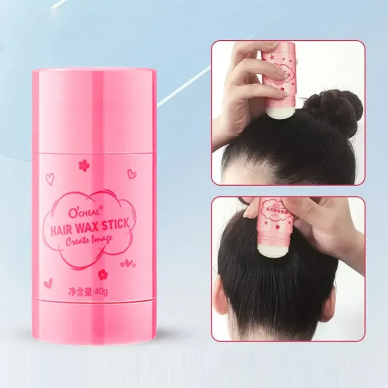 40g Professional Hair Wax Stick Shattered Hair Finishing Cream Broken Repair Styling Smooth Artifact Non-Greasy Gel Loose Hair
