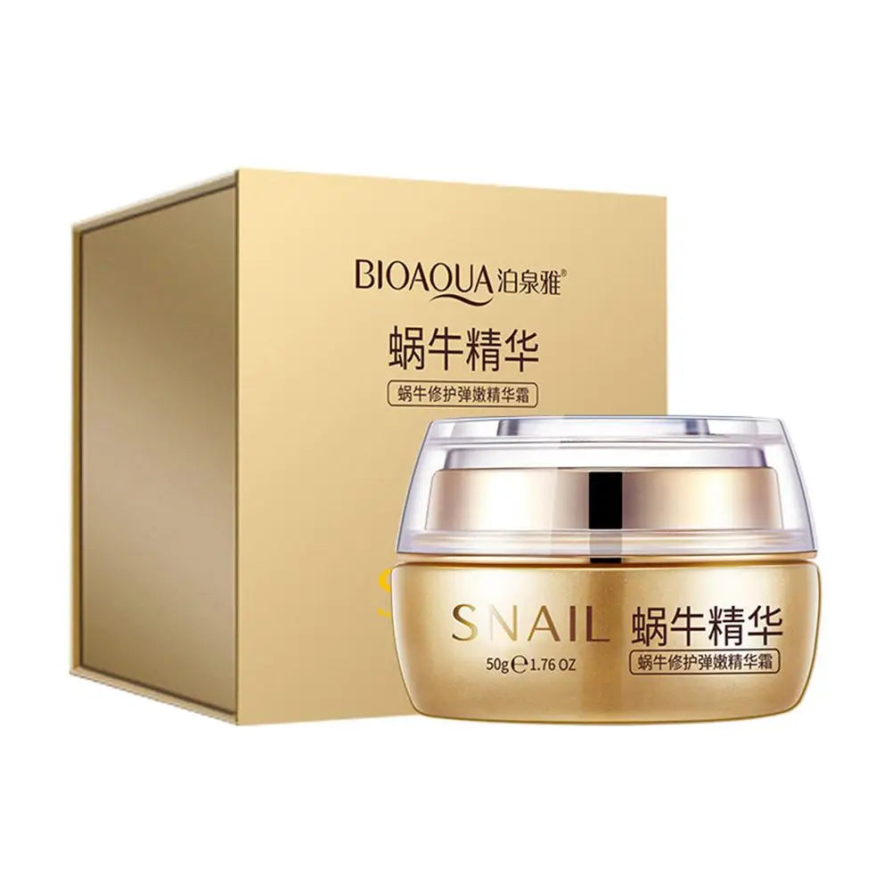 50g Snail Recovery Cream,Snail Mucin Facial Moisturizer for Hydrated, Supple Smooth-Feeling Skin, Lightweight Daily Face Cream
