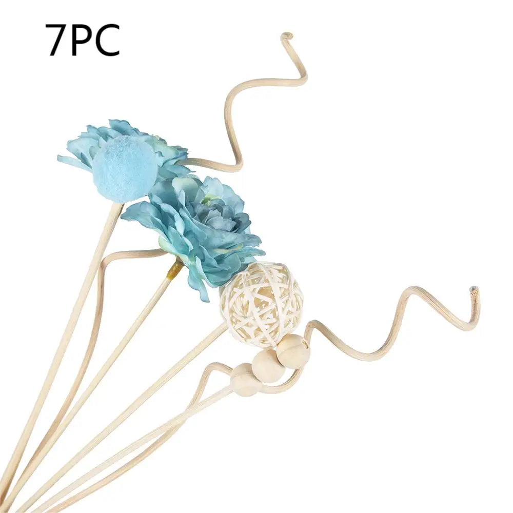 Chrysanthemum Reed Diffuser Sets Artificial Plant Fireless Aroma Vine Combination Desktop Decor Home Fragrance Products