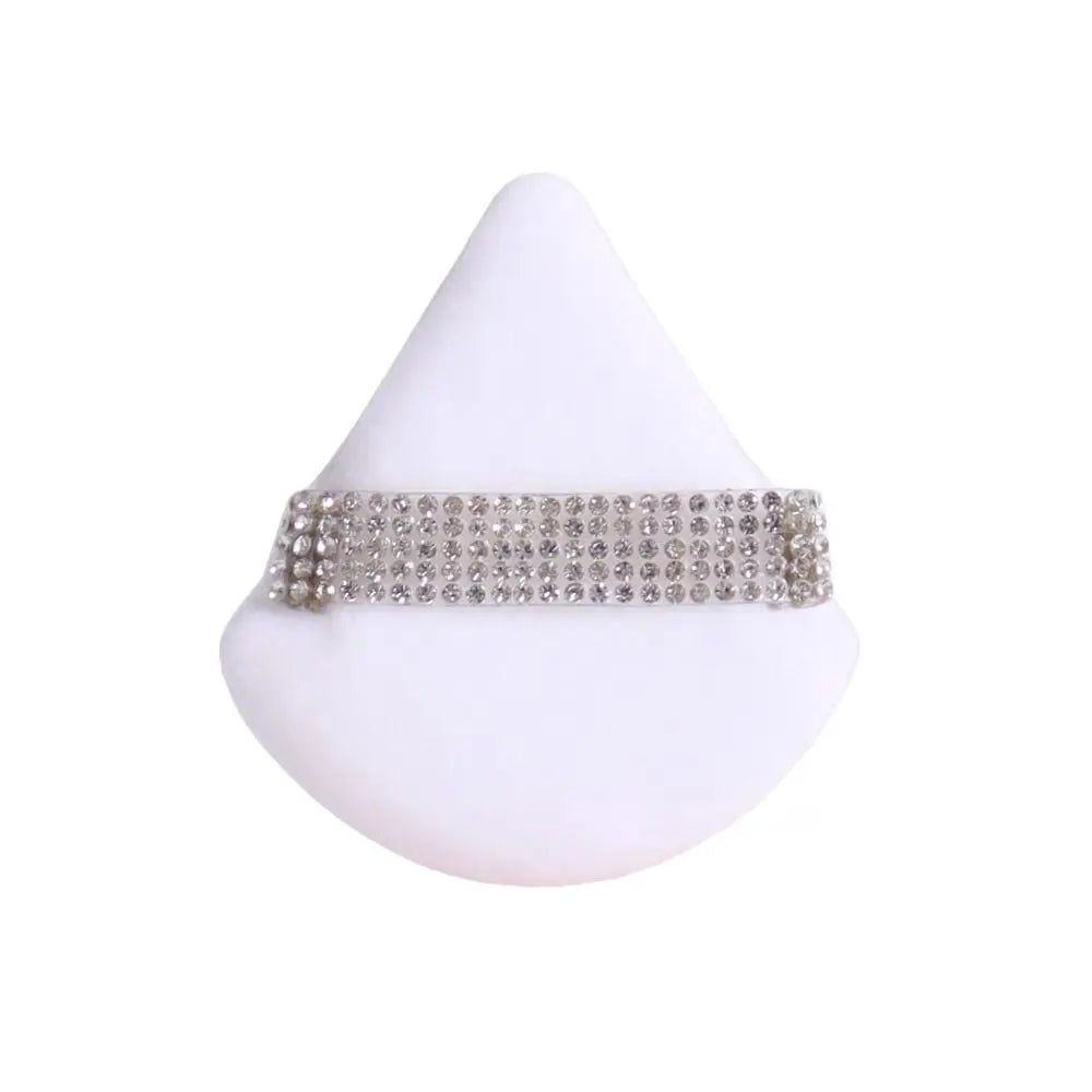 Diamond Triangle Powder Puff Sponge Velvet Triangle Powder Puff Facial Beauty Soft Smooth Face Makeup Tool Makeup Sponge