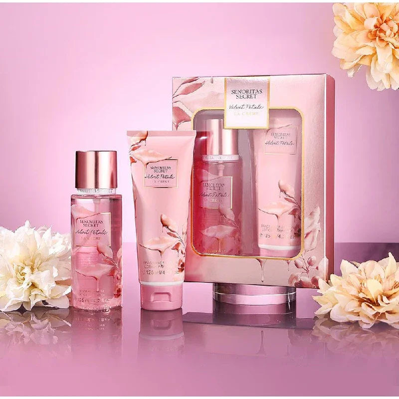 Perfume And Body Lotion Set,Luxury Floral Fruity Women Cream Vanilla Fragrance,Moisturizing Exfoliating,Fresh Sweet Body Spray