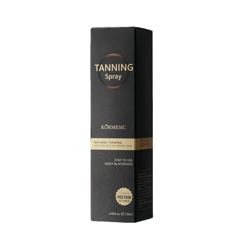 120ml Self-Tanning Spray Evenly Moisturizing, Refreshing and Non-Greasy, Long-Lasting Tanning Effect. Create a More Wild and Confident Makeup Look. Suitable for Outdoor Use and Does Not Require Sunlight. The Perfect Choice fo