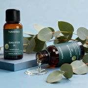 100% Pure Natural Eucalyptus Oil for Diffuser, Relaxation, Cold Relief, Skin & Hair Care, 30ml Bottle