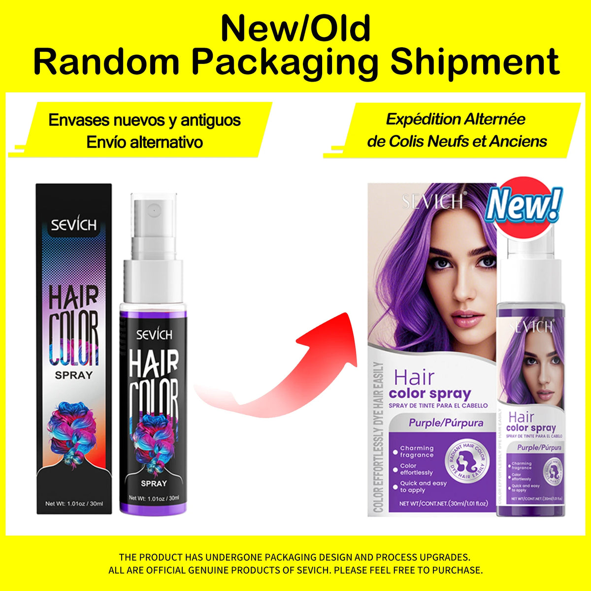 New Hair Color Spray 30ml Temporary Diy Hair Dye Spray Halloween Party Costume Instant Hair Styling Spray Disposable Hair Tools