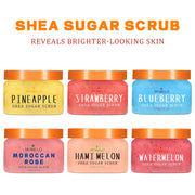 SHEA SUGAR SCRUB, exfoliating scrub, smooth and beautiful skin, moisturizing and nourishing care, can be used on the whole body