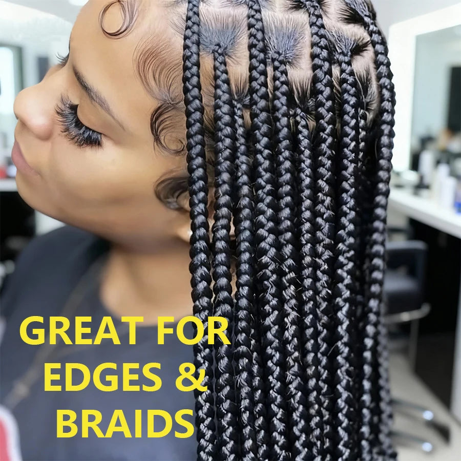 Styling Broken Hair Braiding Gel, Carbom Formula, Edge Control Twisting Gel Tame Frizz & Edges, Braiding Gel, Hailine Control,