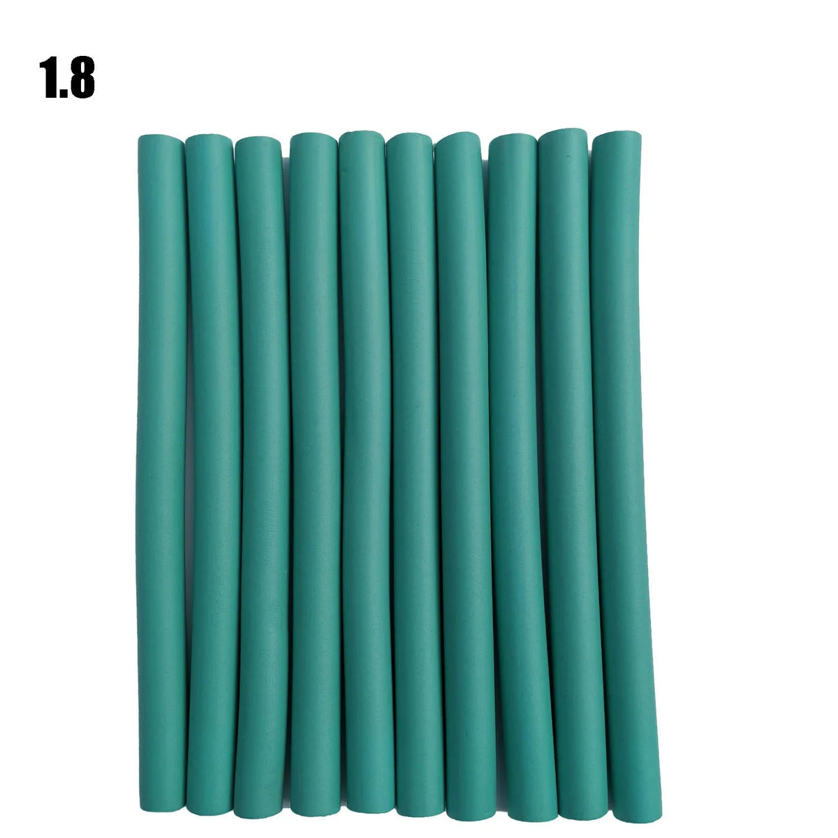 10pcs Flexible Hair Curling Rod Soft  Heatess Hair Curler Makers Foam Bendy Twist Curls Flexi No Heat Rollers Styling Tools